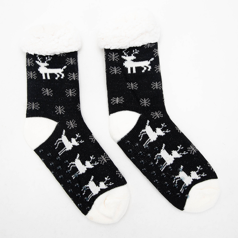 Dámske zimné ponožky so vzormi - Spodná bielizeň