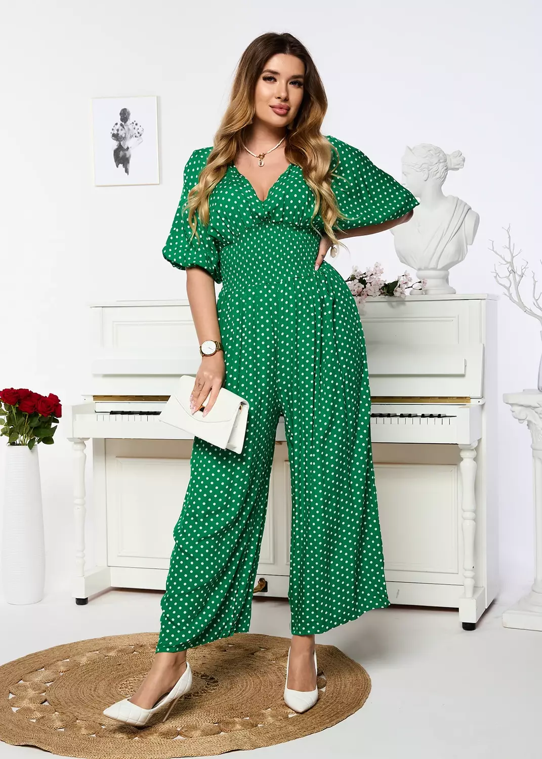 Zelený dlhý dámsky oblek - Oblečenie