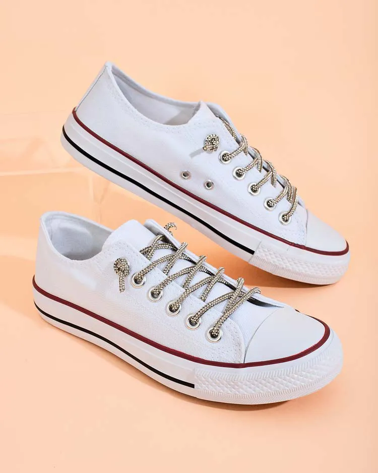 Royalfashion Dámske tenisky s ozdobnými šnúrkami Timi