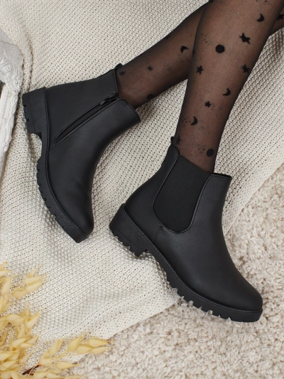 Ženski gležnjarji a'la chelsea iz eko usnja Belmo