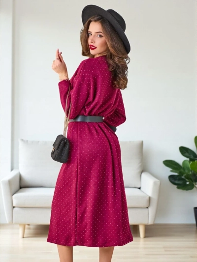 Royalfashion Dámske sveterové šaty