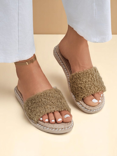 Royalfashion Ženski natikači s kožuhom Cozy Step