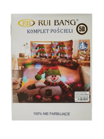 Royalfashion Božična posteljnina 160x200 komplet 3-DELNI