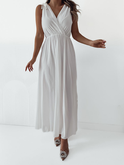 Royalfashion Dámske plisované midi šaty