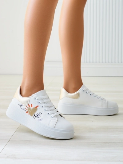 Royalfashion dámske platformové tenisky s potlačou Alcape