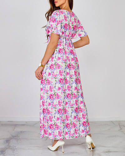 Royalfashion Dámske kvetinové midi šaty