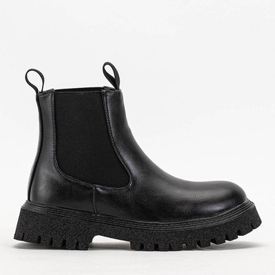 Čierne dámske vysoké čižmy Nurvi - Obuv