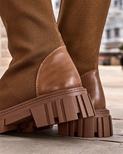 Royalfashion Dámske slip-on čižmy Bison