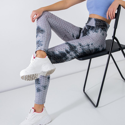 Šedé tréningové legíny - Oblečenie