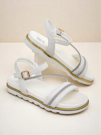 Royalfashion Dámske sandále na platforme s kamienkami Magnol