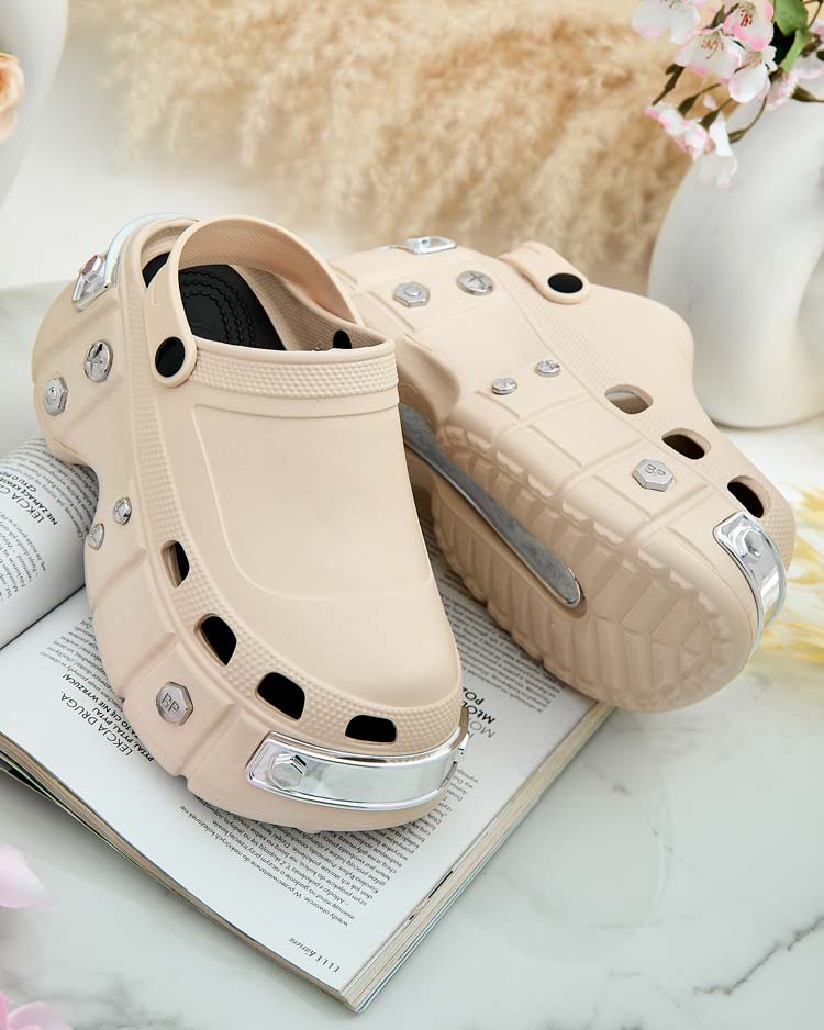 Royalfashion Dámske gumené žabky s ornamentmi Kiroo