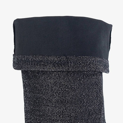 Dámske grafitovo lesklé topánky na stĺpiku Goslaw - Obuv