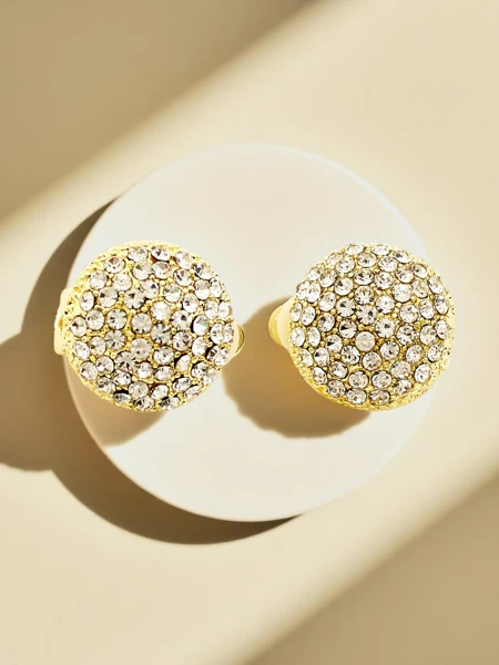 Royalfashion Dámske náušnice na klip s kubickým zirkónom