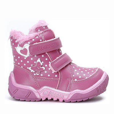 Dziewczęce różowe sportowe obuwie Erin - Obuwie