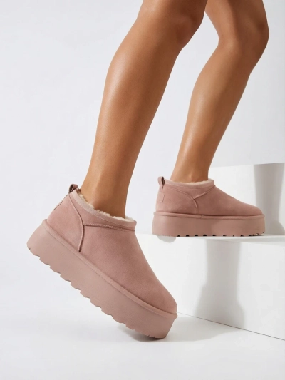 Royalfashion Dámske krátke čižmy a'la snow boots Ozozi