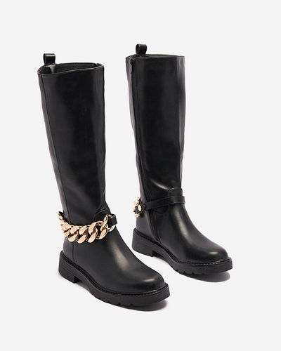 Dámske nadkolienky z ekokože v čiernej farbe Koterika- Obuv