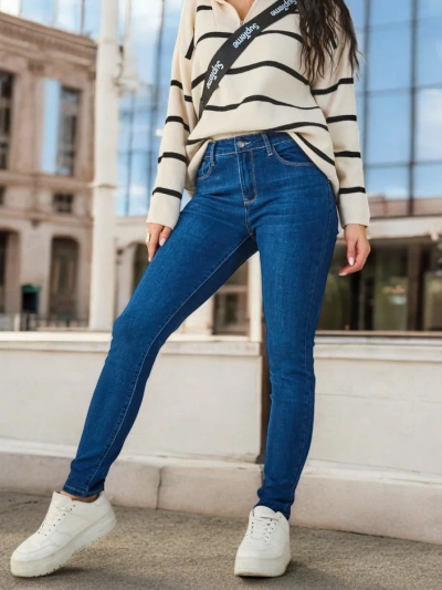 Royalfashion Dámske bavlnené skinny džínsy