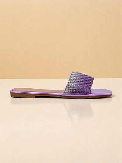Royalfashion Ženski natikači s cirkoni ShinyGlow