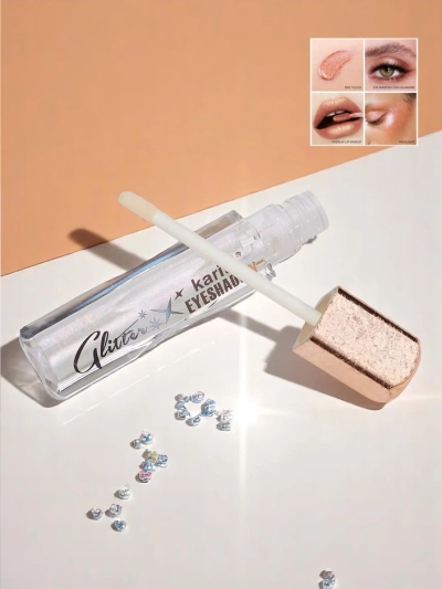 Lesklý tekutý očný tieň v farbe perla