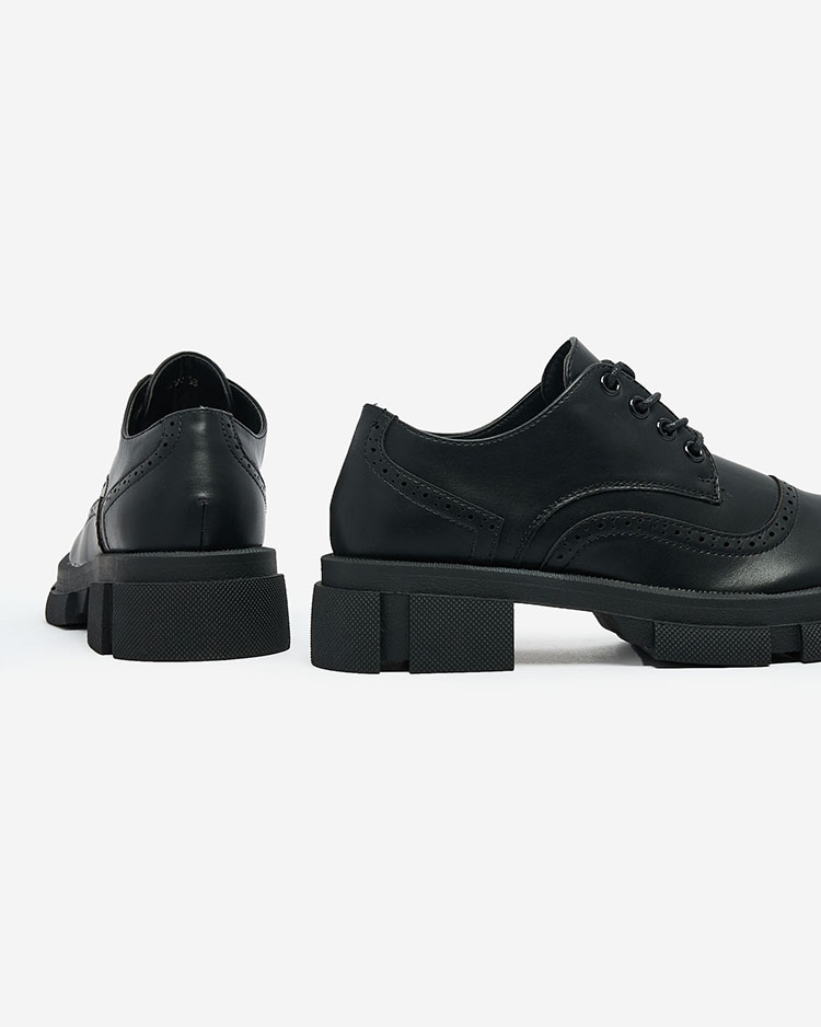 Royalfashion Dámske šnurovacie poltopánky Delgora