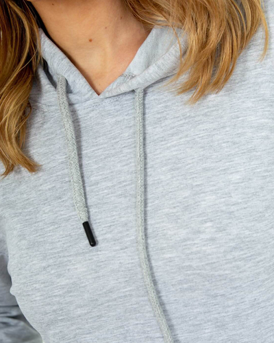 Svetlošedé dámske šaty po kolená - Oblečenie