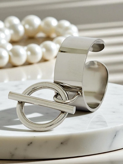 Dolce Vita zapestnica z obročem in okrasnimi obeski