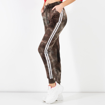 Tepláky khaki farby - Oblečenie