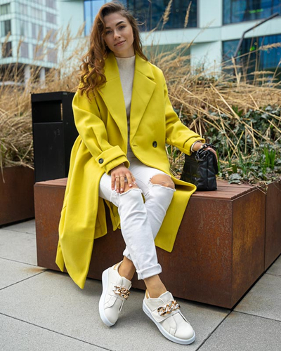 Krémové dámske nazúvacie športové topánky Derera - Obuv