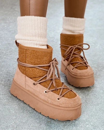 Royalfashion Dámske šnurovacie snehule Filori