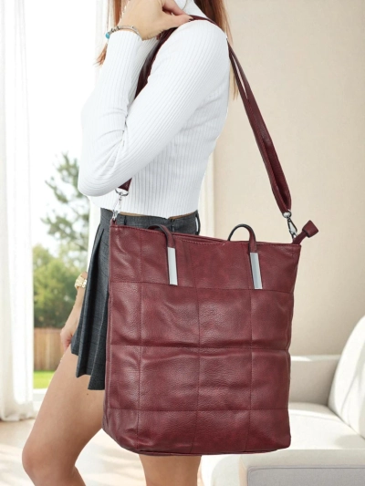 Ženska shopper torbica iz eko usnja Tessira