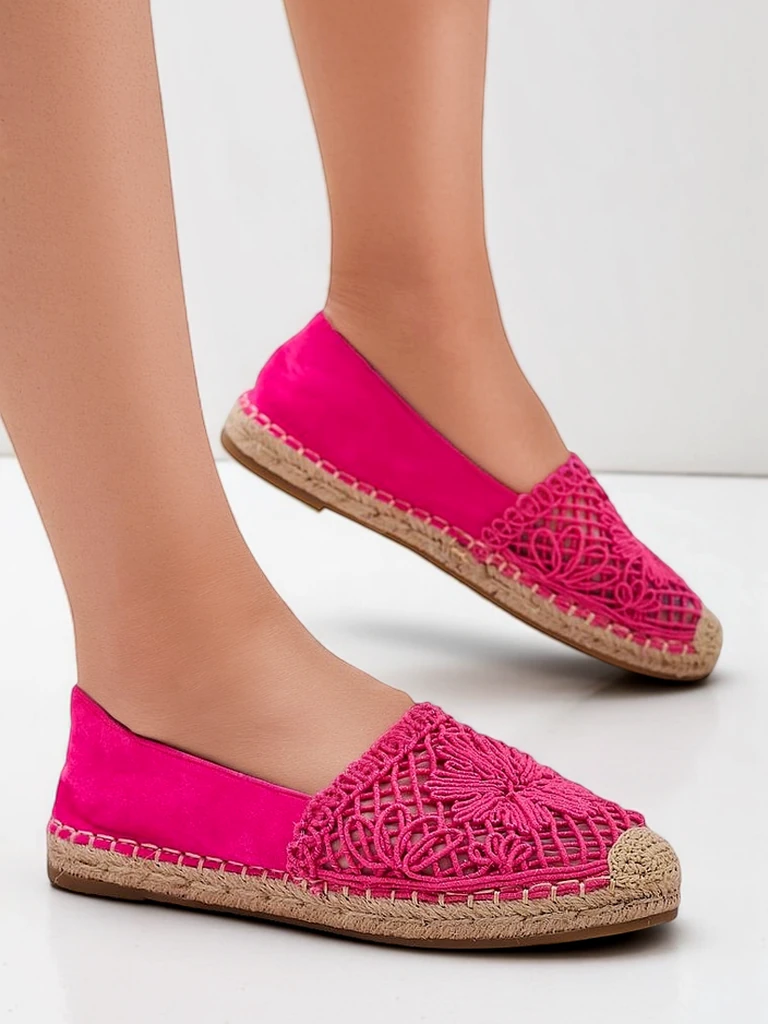 Royalfashion Dámske perforované espadrilky Verela