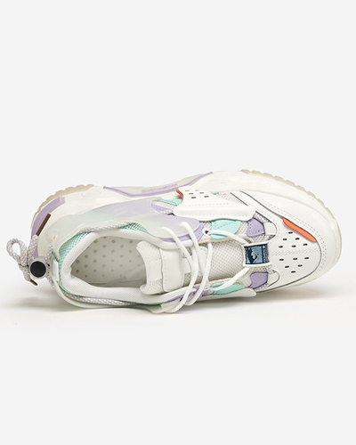 OUTLET Dámska športová obuv, tenisky v bielej a fialovej farbe Xillop - Obuv