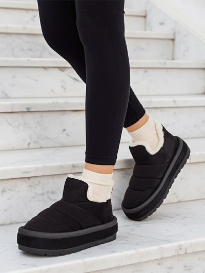 Royalfashion Dámske krátke čižmy Zoeno a'la snow boots