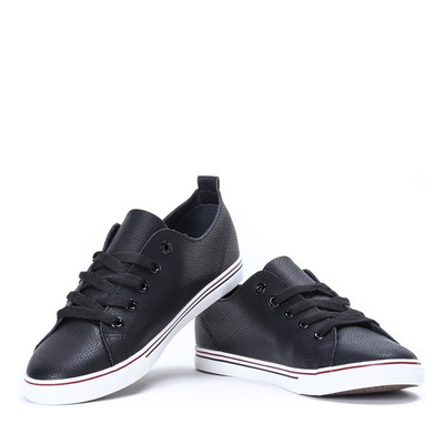 Czarne tenisówki Amy - Obuwie