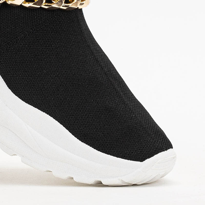 Dámska vysoká čierna športová obuv Greqo - obuv