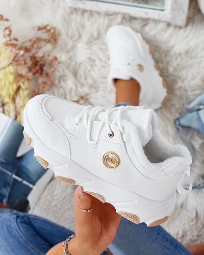 Royalfashion Dámske zateplené tenisky Caromi