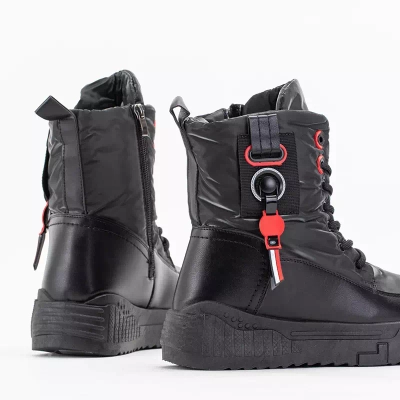 OUTLET Dámske čierne snehule Nakasha - Obuv