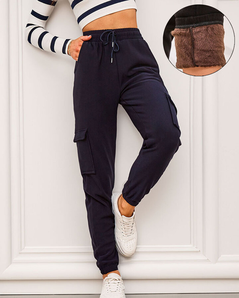 Royalfashion Dámske zateplené bojové nohavice