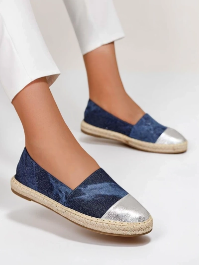 Royalfashion Dámske espadrilky a'la denim Anerta