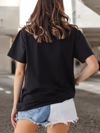 Royalfashion Bavlnené dámske tričko Užite si okamih s Refresh