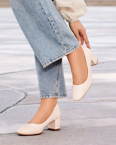 Royalfashion Dámske čižmy s nízkymi opätkami Penoi