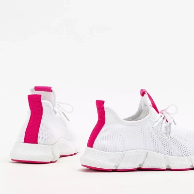 OUTLET Bielo-ružová dámska športová obuv Baym - Obuv