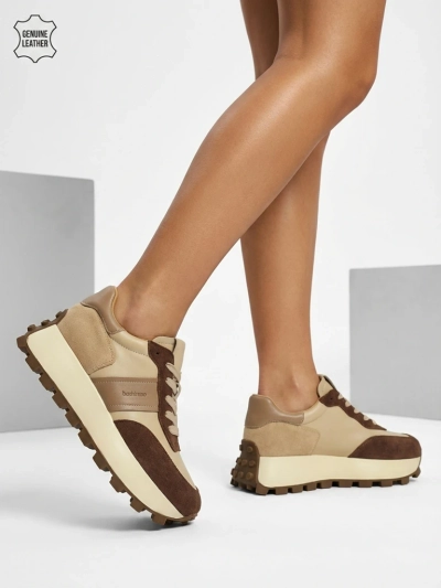 Športne ženske superge iz naravnega usnja Naterre