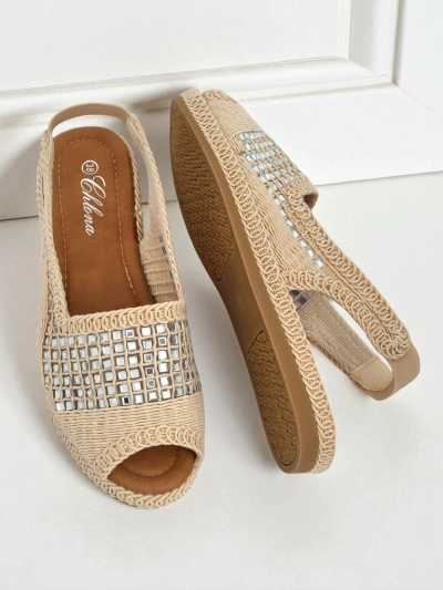 Dámske espadrilky so štrasom Belle Sparkle