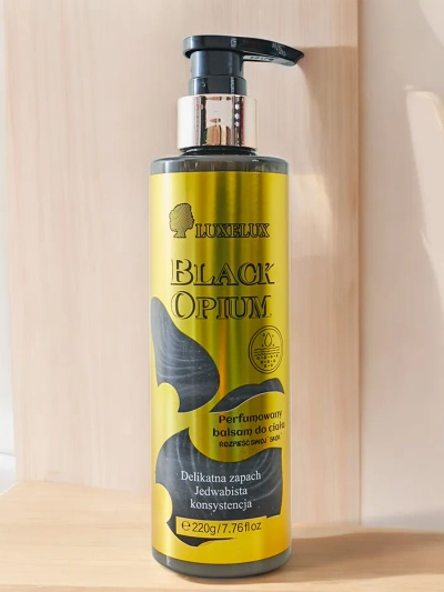 Luxelux Parfumovaný telový balzam Black Opium 220 g