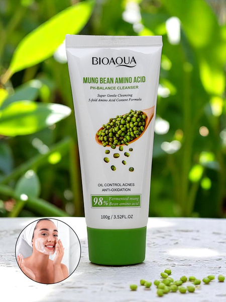 Čistiaca pena s fazuľovým extraktom