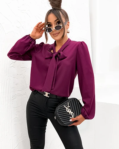 Dámska blúzka Royalfashion s mašľou