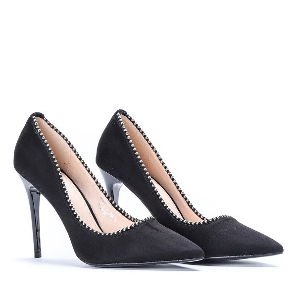 Čierne vysoké podpätky Braelynn - Obuv