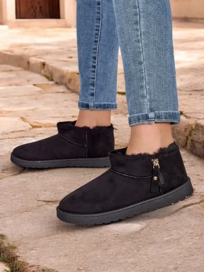 Royalfashion Krátke čižmy pripomínajúce dámske snehové čižmy Fefoz