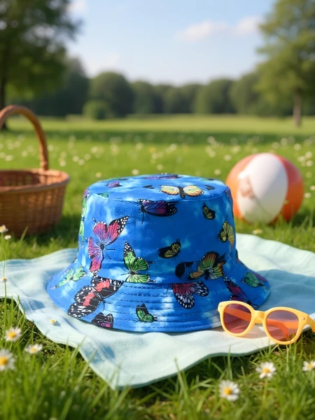 Royalfashion Detský klobúk Bucket Hat Color Splash Bucket